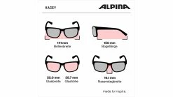 Alpina Kacey Fahrradbrille -Fahrradhelme Elegant magasin az Alpina Kacey Fahrradbrille 4 allblackmatt 177713
