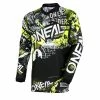 O'Neal Element Jersey Attack -Fahrradhelme Elegant magasin az ONeal Element Jersey Attack Radtrikot langarm Herren BLACK NEON YELLOW 219735 01