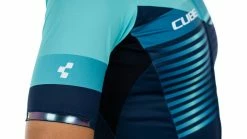 Cube TEAMLINE WS Trikot Kurzarm -Fahrradhelme Elegant magasin az cube teamline ws trikot kurzarm 3 blue mint 225272